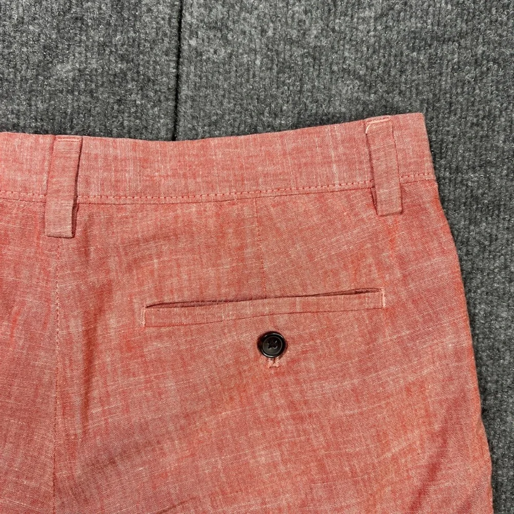 Banana Republic Men's 30x8 Dune‎ Red Cotton Chambray Shorts 794536 Summer